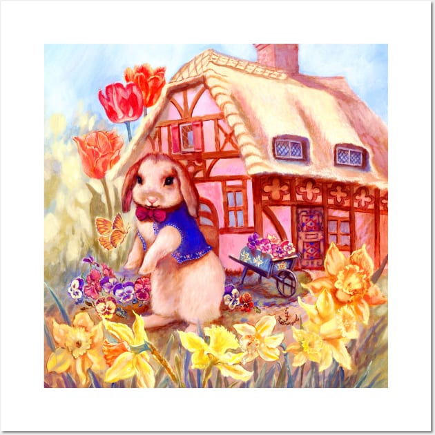 PARSELY BUNNY'S HOUSE Wall Art by JudyMastrangeloArt